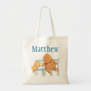 Tote Bag Le grand ours Brown aide peu ours jaune