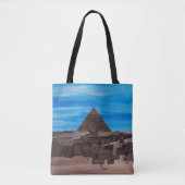 Tote Bag Le Grand Sphinx et la Pyramide de Khafre (Devant)