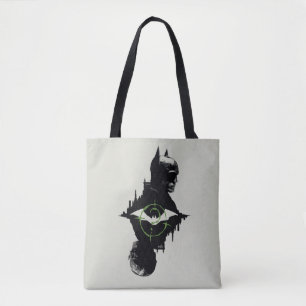 Tote Bag Le graphique à deux caractères Batman & The Ridd