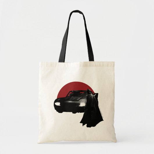 Tote Bag Le graphique Batman & Batmobile (Devant)