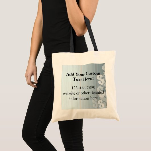 Tote Bag Le gris ombrage la conception financière de (Devant (produit))