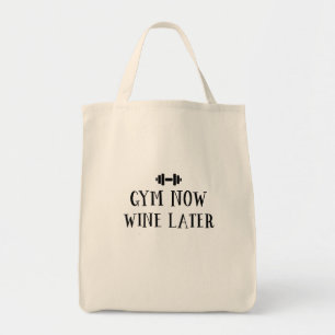 Tote Bag Le gymnase Wine maintenant pas un plus défunt