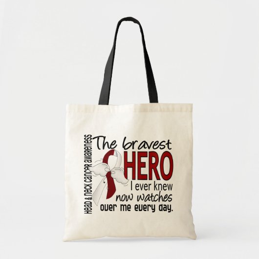 Tote Bag Le héros le plus courageux j'ai jamais connu le (Devant)