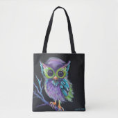 Tote Bag Le hibou soit votre ami (Devant)