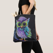 Tote Bag Le hibou soit votre ami (De près)