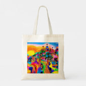 Tote Bag Le jardin aux multiples couleurs (Dos)