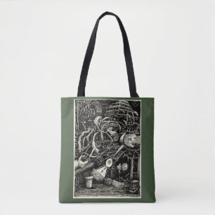Tote Bag Le jardin de la folie par Brian Benson