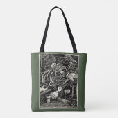 Tote Bag Le jardin de la folie par Brian Benson (Dos)