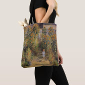 Tote Bag Le jardin de l'artiste à Vetheuil par Claude Monet (De près)