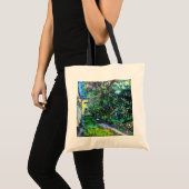 Tote Bag Le Jardin de l'Asile à Saint-Rémy, Van Gogh (Devant (produit))
