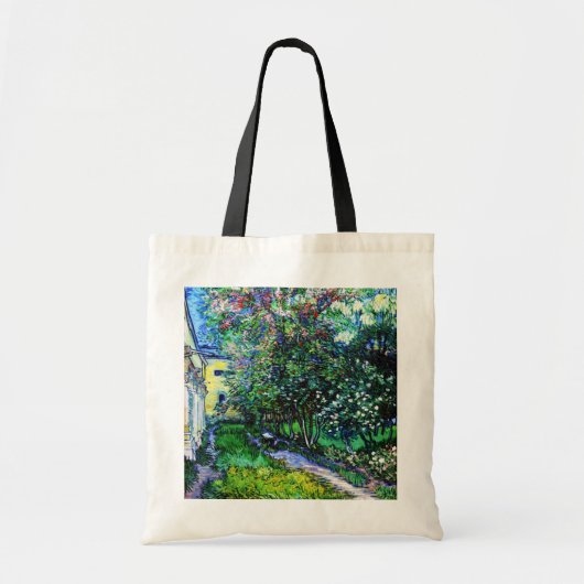 Tote Bag Le Jardin de l'Asile à Saint-Rémy, Van Gogh (Devant)