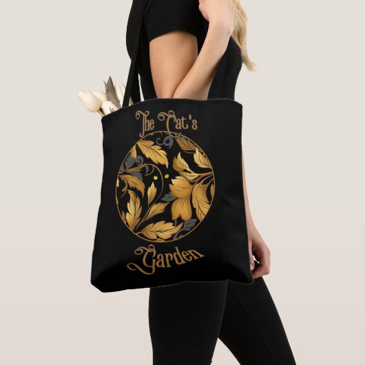 Tote Bag Le jardin du chat (De près)