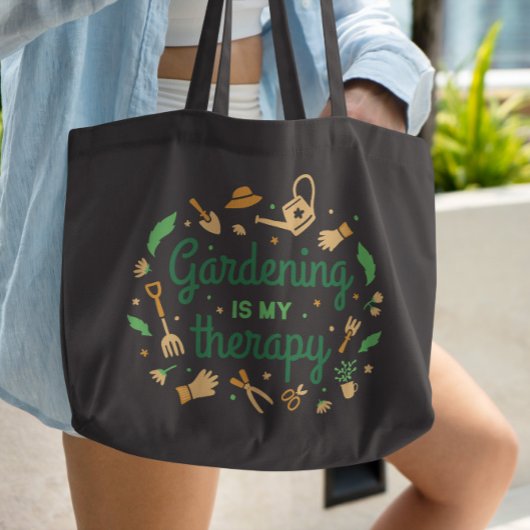 Tote Bag Le jardinage est ma thérapie