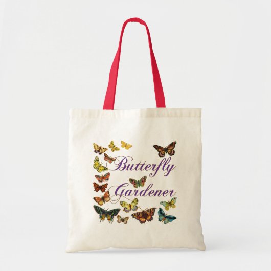 Tote Bag Le jardinier papillon dit : (Devant)