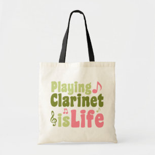 Tote Bag Le jeu de la clarinette est la vie