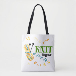 Tote Bag Le Knit se produit les tricoteurs drôles disant l