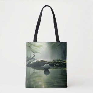 Tote Bag Le Lac Mist Nature paisible