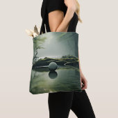 Tote Bag Le Lac Mist Nature paisible (De près)