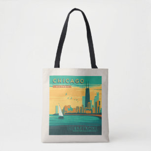 Tote Bag Le Lakefront Chicago, Illinois