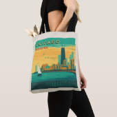 Tote Bag Le Lakefront | Chicago, Illinois (De près)
