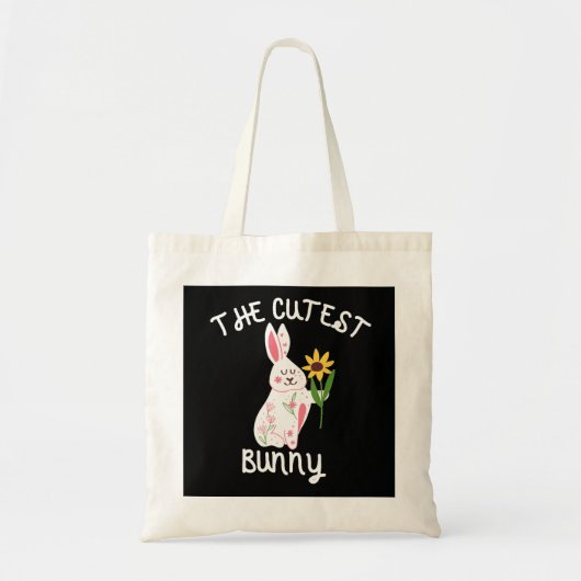 Tote Bag Le lapin le plus mignon (Devant)