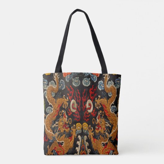 Tote Bag Le légendaire fantôme Samurai Dragon Master (Dos)
