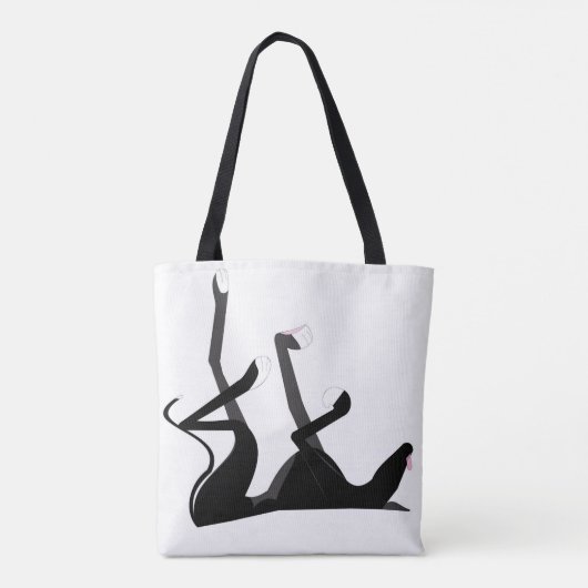 Tote Bag Le lévrier de Roaching (Dos)