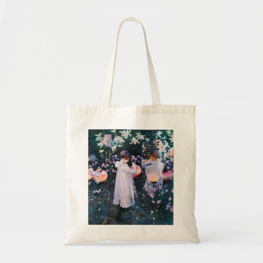Tote Bag Le lis de lis d'oeillet de John Singer Sargent (Devant)