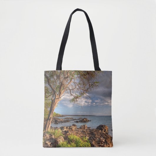 Tote Bag Le littoral de Maui (Devant)