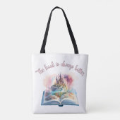 Tote Bag Le livre est toujours meilleur (Dos)
