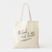 Tote Bag Le Livre Était Mieux (Dos)