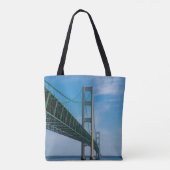 Tote Bag Le long du pont Mackinac (Dos)