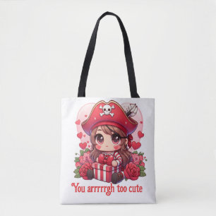 Tote Bag Le magnifique pirate de la Saint Valentin