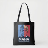 Tote Bag Le MAHA rassure l'Amérique Trump 2024 (Devant)