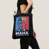 Tote Bag Le MAHA rassure l'Amérique Trump 2024 (De près)