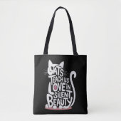 Tote Bag Le mal du chat (Devant)