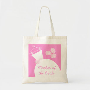 Tote Bag Le mariage Gown rose 'Mère de l'épouse'
