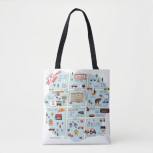 Tote Bag Le McKinney du centre le Texas (+ Coeur du Texas)