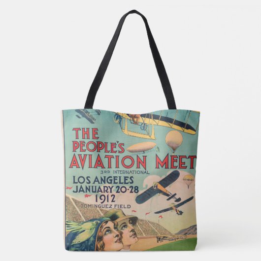 Tote Bag Le Meeting aérien du peuple (Dos)
