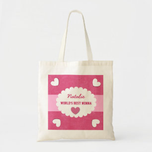Tote Bag Le meilleur cadeau nommé fait sur commande de