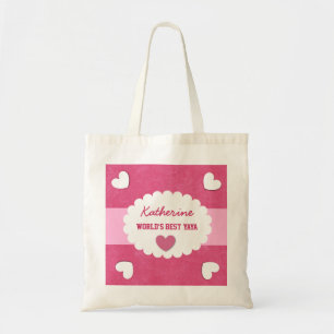 Tote Bag Le meilleur cadeau nommé fait sur commande de