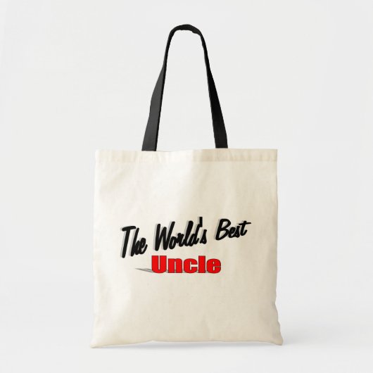 Tote Bag Le meilleur oncle du monde (Devant)