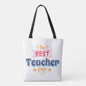 Tote Bag Le meilleur professeur jamais (Dos)