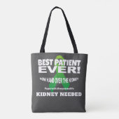 Tote Bag Le meilleur rein Fourre-tout nécessaire de patient (Dos)