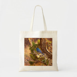 Tote Bag Le merle bleu des montagnes du parc national Arche