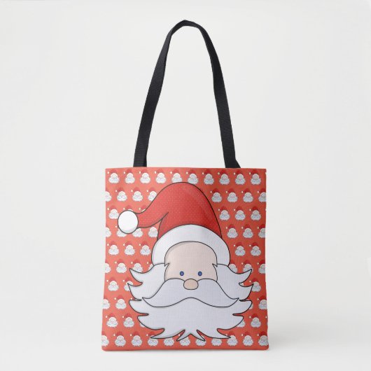 Tote Bag Le mignon Père Noël (Devant)