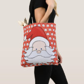 Tote Bag Le mignon Père Noël (De près)