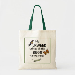 Tote Bag Le Milkweed apporte des insectes au papillon