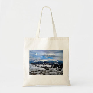 Tote Bag le monde est calme ici