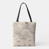 Tote Bag Le monde sur la projection de Mercator (Dos)